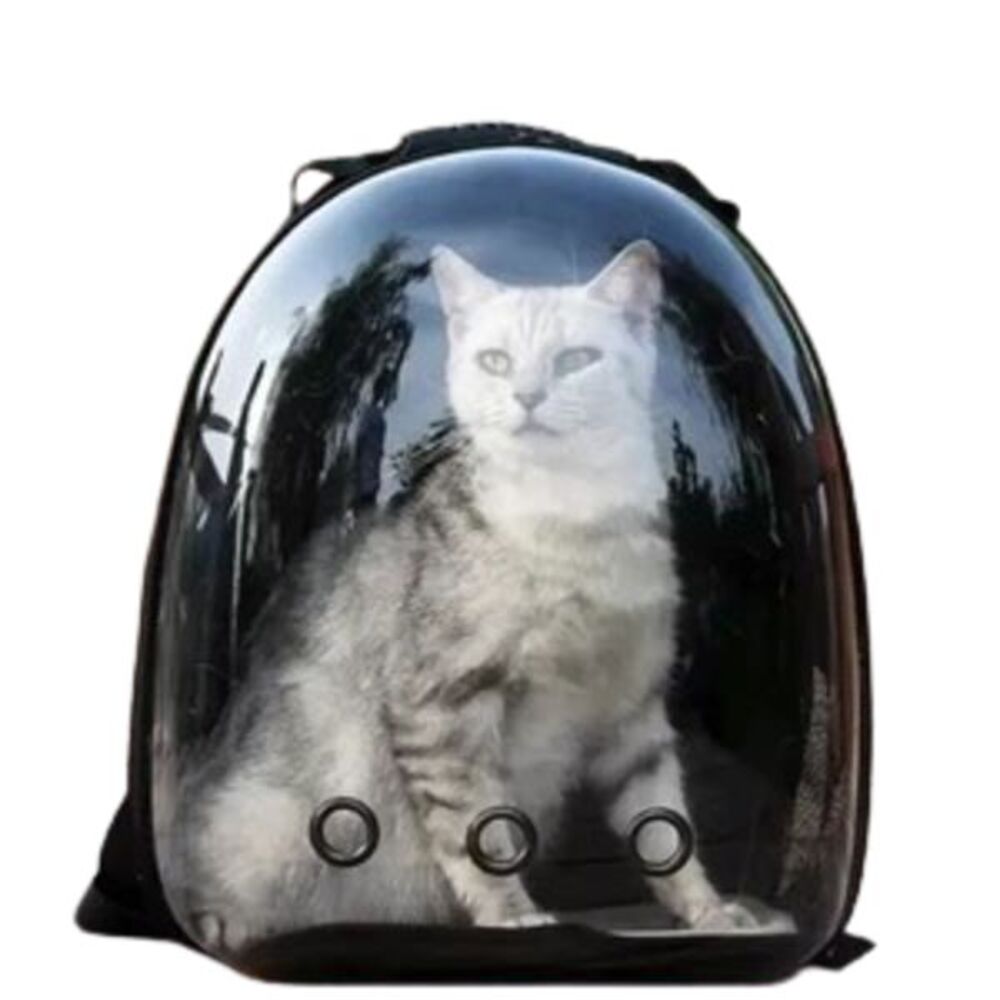 T11  Pet Portable Carrier Backpack Space Capsule Travel Dog Cat Bag Transparent